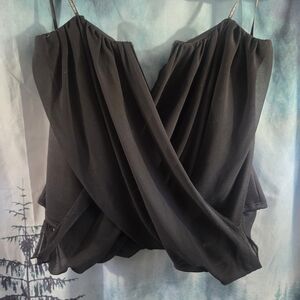 Forever 21 Black Mesh Sleeveless Top